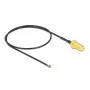 Koaxialkabel DeLOCK 12664 0,35 m SMA MHF 4L LK Schwarz