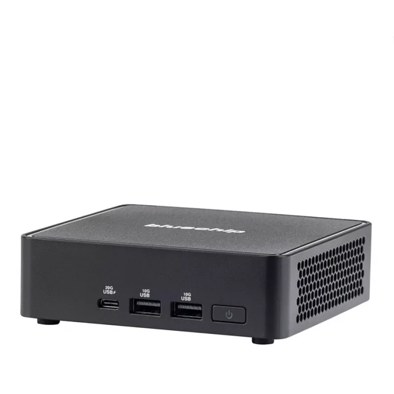bluechip BUSINESSline M1570 Intel Core 7 240H 16 GB DDR5-SDRAM 500 GB SSD Windows 11 Pro Mini-PC Schwarz