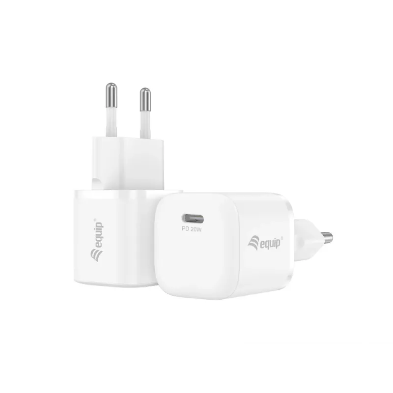Equip 1-Port 20W USB-C PD Ladegerät Indoor AC Weiß 100-240V