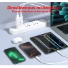EQUIP 2‑Port 20W GaN schlank USB PD Ladegerät — USB‑C x1, USB‑A x1, Eingang 100–240V, Max. Ausgang 12V, Weiß