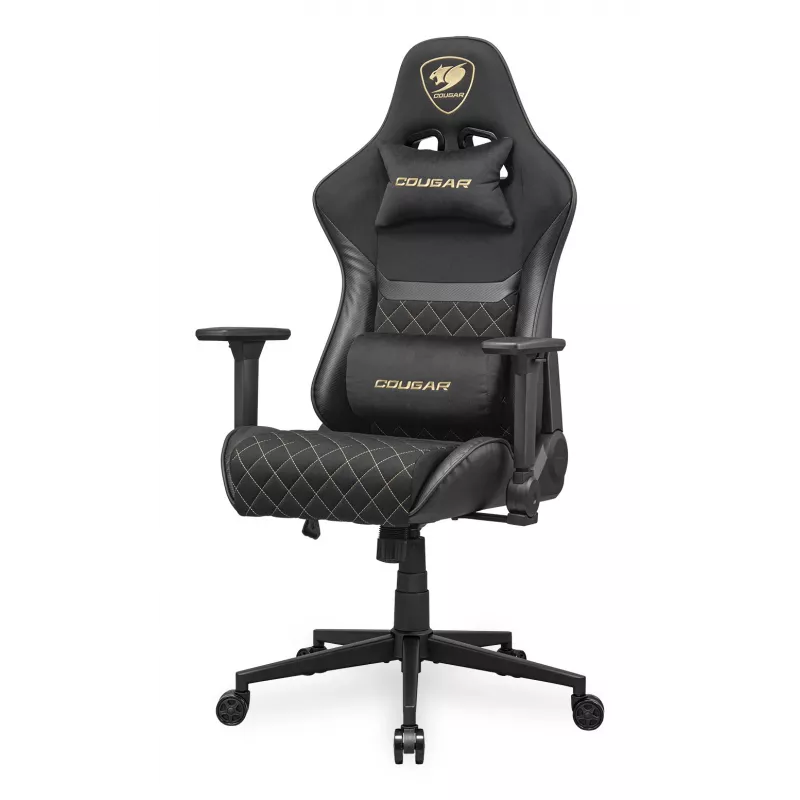 Universal-Gaming-Stuhl COUGAR Gaming Armor One V2 Gold F Upholstered gepolsterter Sitz Schwarz Gold