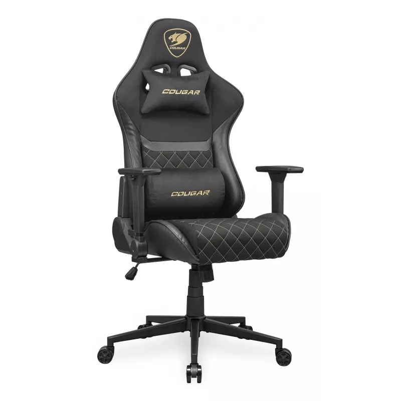 Universal-Gaming-Stuhl COUGAR Gaming Armor One V2 Gold F Upholstered gepolsterter Sitz Schwarz Gold