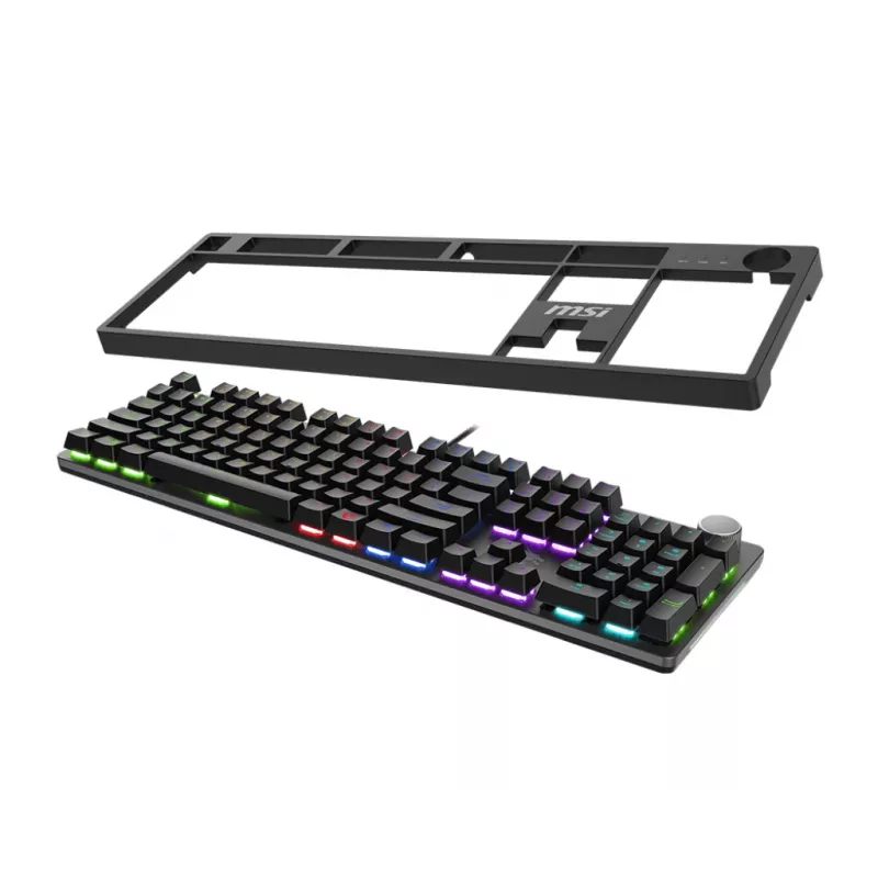 MSI FORGE GK320 Red Mechanische Gaming-Tastatur, QWERTZ DE