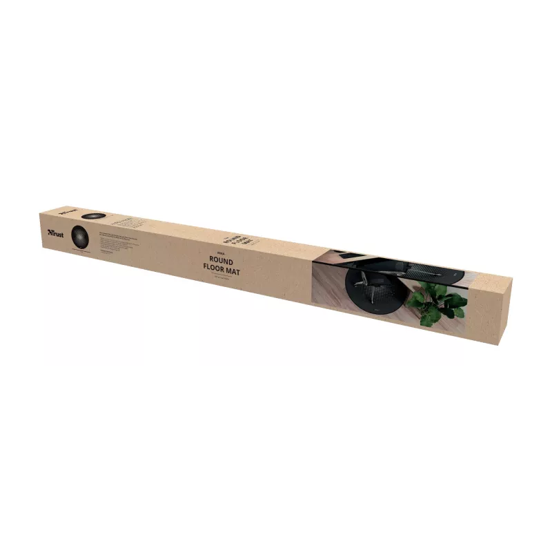 Trust Mika Schwarz Rundmatte 117 cm