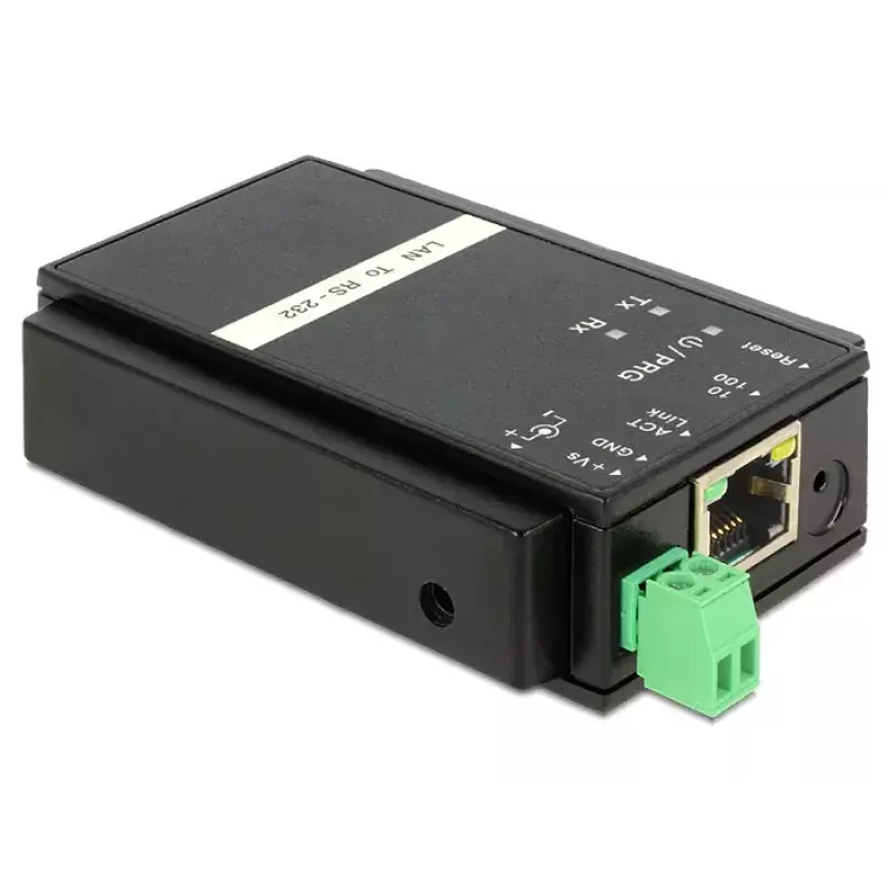 Delock 62504 Ethernet LAN (TCP/IP) zu Seriell RS-232 Konverter