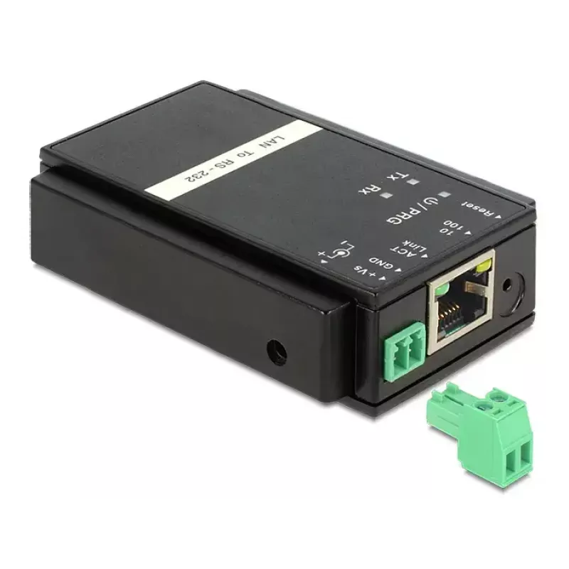 Delock 62504 Ethernet LAN (TCP/IP) zu Seriell RS-232 Konverter