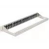 Delock 43280 Keystone Patchpanel, 19", 48 Ports, 1U, Schwarz