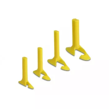 DeLOCK Einziehwerkzeug für Kabelschlauch-Set, 4-teilig, Gelb, Kunststoff