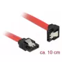 SATA-Kabel DeLOCK 83976 0,1 m 7-pin Schwarz Rot