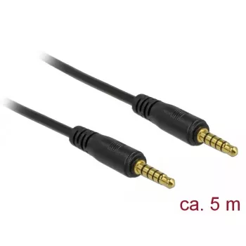 Audio-Kabel DeLOCK 85699 5m 3,5mm Schwarz