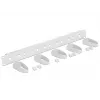 DeLock 43346 19-Zoll-Rack Kabelmanagement-Panel, 1U, Hellgrau RAL 7035