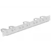DeLock 43346 19-Zoll-Rack Kabelmanagement-Panel, 1U, Hellgrau RAL 7035