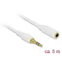 Audio-Kabel DeLOCK 85591 5m 3,5mm Weiß