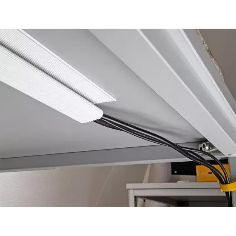 Kabelkanal DeLOCK 20884 Untertischmontage 57x25mm 400mm 2 Stück weiß