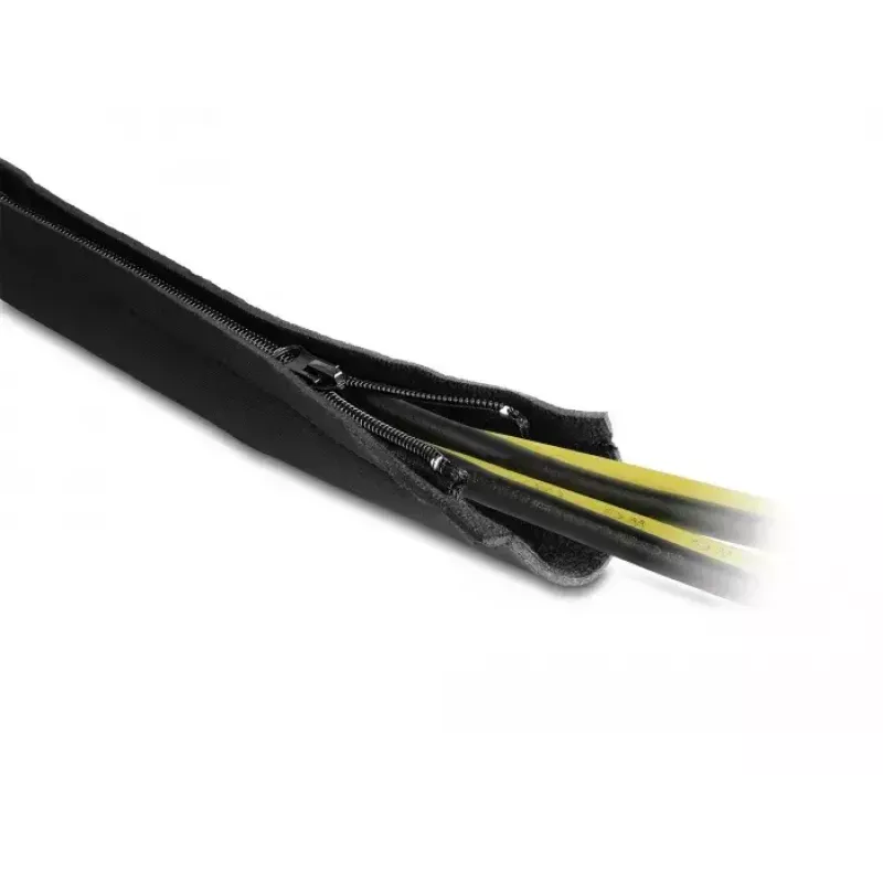 DeLOCK Kabelmantel Neopren flexibel mit Reißverschluss 3 m x 100 mm schwarz