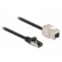 Kabel RJ45-Stecker auf Keystone-Modul RJ45-Buchse DeLOCK 87022