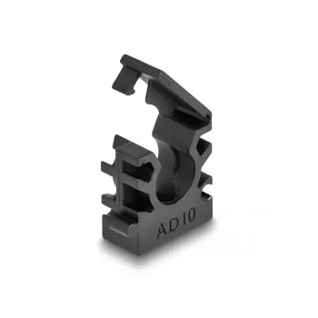 Kabelhalter DeLOCK 60481 10 mm schwarz 8 Stück