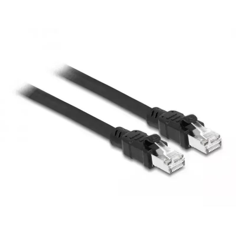 DeLOCK Netzwerkkabel RJ45 Cat.6A F/UTP 5 m Schwarz