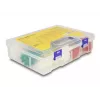 DeLOCK Kabelbinder-Sortimentsbox mit Spannwerkzeug, 350 Stk., Mehrfarbig