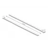 DeLOCK wiederverwendbare Kabelbinder, 150 x 7.2 mm, Weiß, 100 Stück