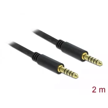 Audiokabel DeLOCK 85792 2m 4,4mm Schwarz