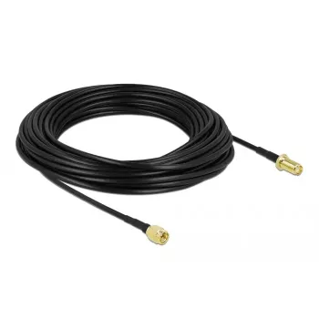Antennenkabel DeLOCK SMA-Stecker auf SMA-Buchse LMR/CFD100 15 m