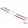 Kabelbinder DeLOCK 18779 Edelstahl Rot 400 mm 10 Stück