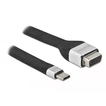 FPC Flachbandkabel DeLOCK USB Type-C auf VGA 86935