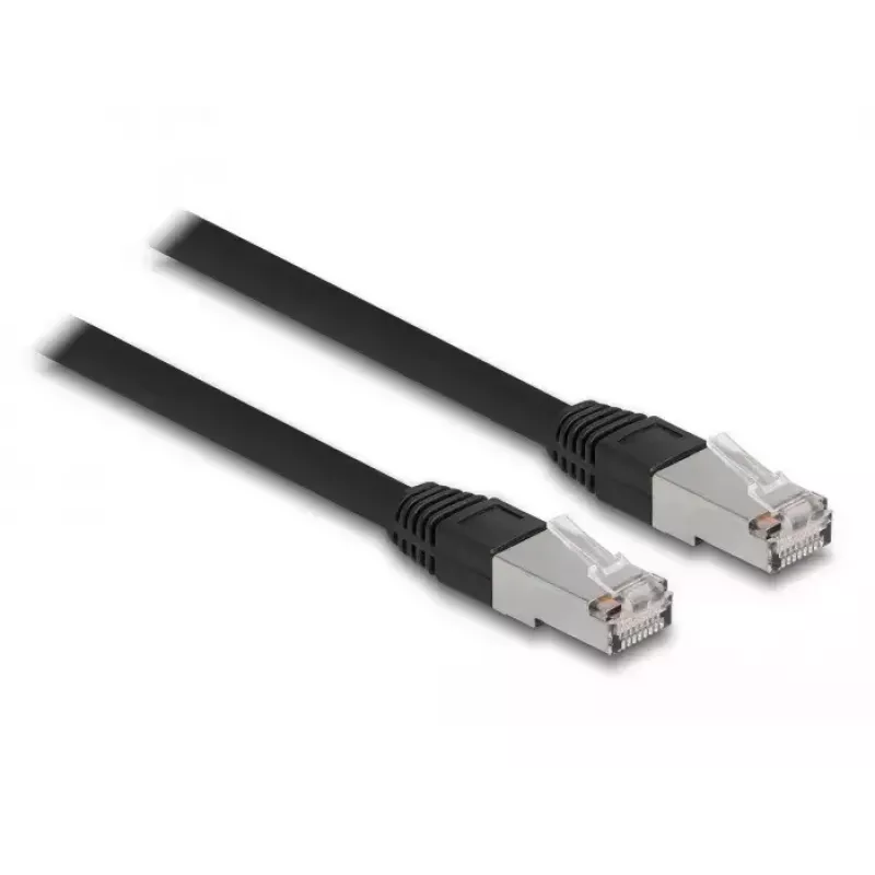 Netzwerkkabel DeLOCK RJ45 Cat.6A 3m Schwarz