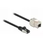 Kabel RJ45-Stecker auf Keystone-Modul RJ45-Buchse DeLOCK 87027