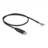 DeLOCK Adapterkabel USB 2.0 Typ-A auf Seriell RS-485 0,5 m