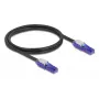 Netzwerkkabel DeLOCK 80926 RJ-45 Cat6 1 m Schwarz Violett