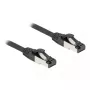 Netzwerkkabel DeLOCK 80571 RJ-45 Cat8.1 1 m Schwarz