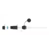 DeLOCK 86701 wasserdichter RJ45 Buchse-zu-Buchse Cat.6A Kuppler mit Kappe, Schwarz