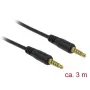 Audiokabel DeLOCK 85698 3m 3,5mm Schwarz