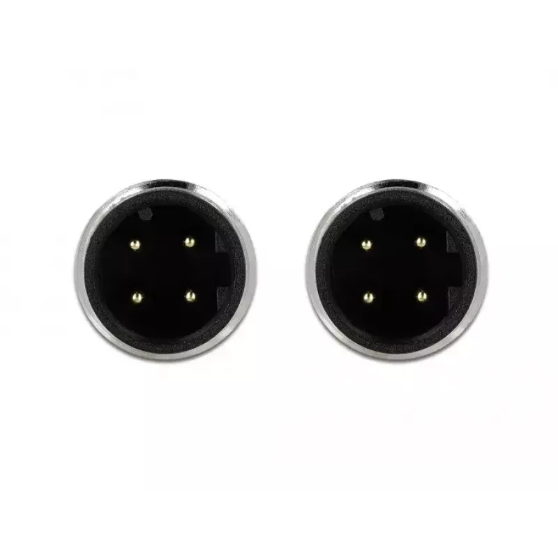 DeLOCK 85918 Industrielles M12 D-codiertes 4-Pin Stecker-zu-Stecker-Kabel, SF/FTP, halogenfrei, 2 m, grün