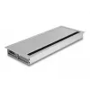Kabeldurchlass DELOCK 66864 für Schreibtisch, silber, 120×300×28 mm