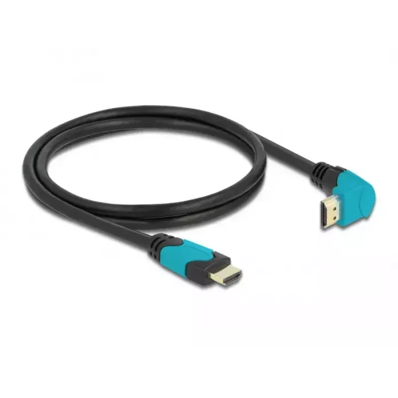 HDMI-Kabel DeLOCK 86991 1 m HDMI Typ A Standard Schwarz Blau