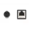 DeLOCK M12-Adapterkabel A-kodiert 8-polig Stecker auf RJ45-Buchse 50 cm