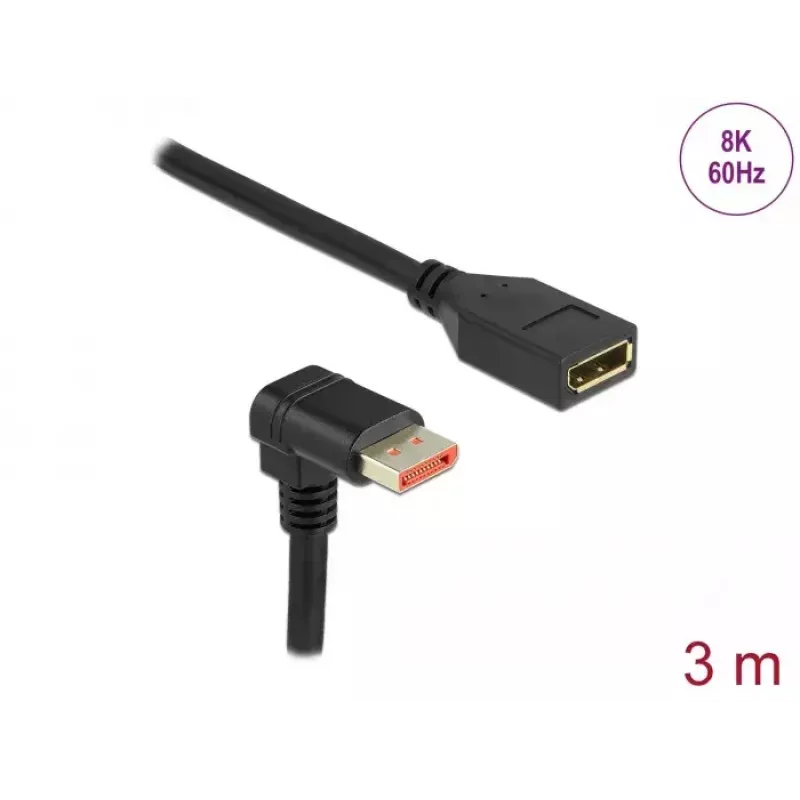 DisplayPort-Verlängerungskabel DeLOCK 87093 3m 8K 60Hz