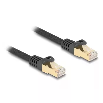 DeLOCK RJ45-Netzwerkkabel Kat.6A S/FTP 5m Schwarz