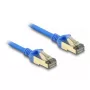 DeLOCK RJ45-Netzwerkkabel Cat.8.1 F/FTP schlank 3 m blau