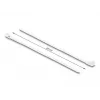 DeLOCK wiederverwendbare Kabelbinder, 200 x 4,8 mm, weiß, 100 Stück