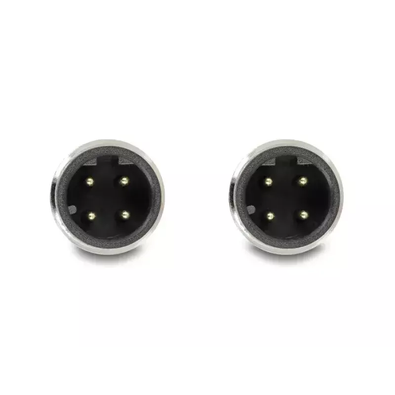 Netzwerkkabel DeLOCK M12 Kabel D-codiert 4-polig Stecker auf Stecker Cat5e 1 m Schwarz