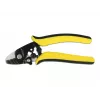 DeLOCK 90552 Glasfaser-Abisolierzange für LWL-Kabel, Schwarz/Gelb
