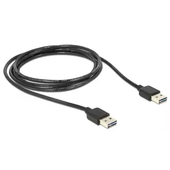 USB-Kabel DeLOCK 3m USB 2.0 A Schwarz