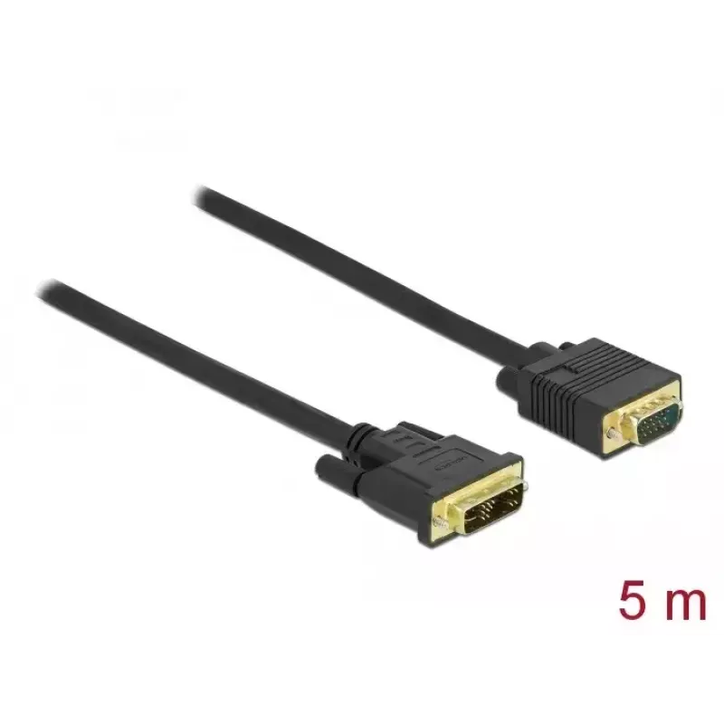 DVI zu VGA Kabel DeLOCK 86751 5m