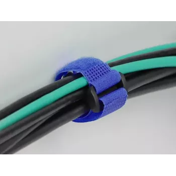 Klett-Kabelbinder DeLOCK 19539 Blau 150 mm 20 mm 5 Stück