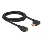 DisplayPort-Verlängerungskabel DeLOCK 87075 2 m 90° links abgewinkelt