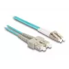 DeLOCK Glasfaserkabel LC Duplex auf SC Duplex OM3 1m